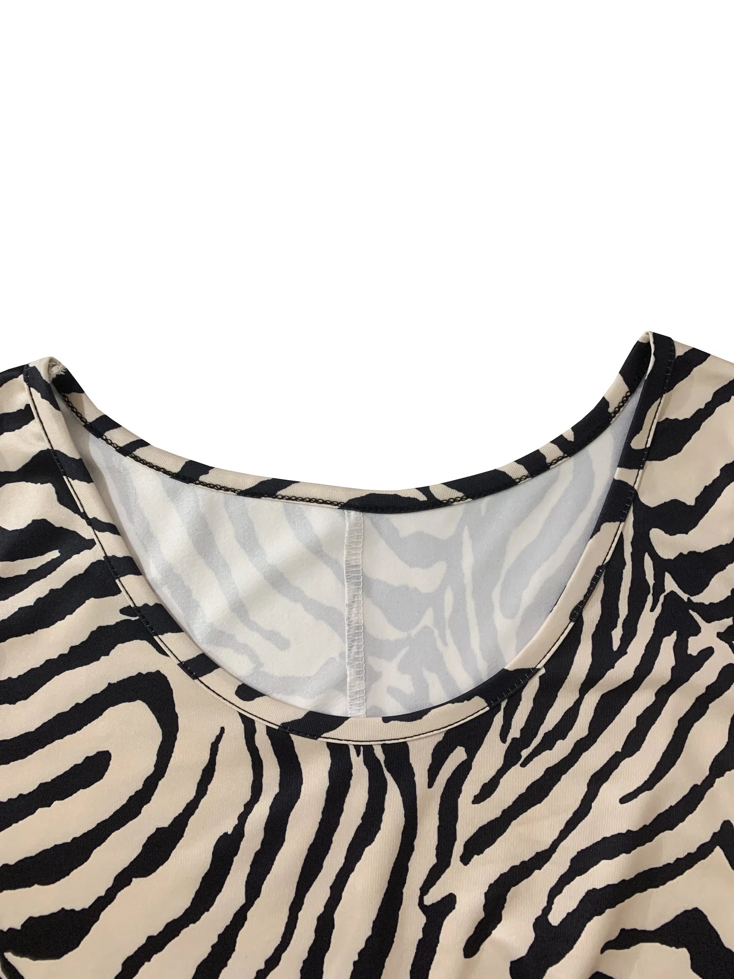 Women’s Zebra-Style Print Tank Dress