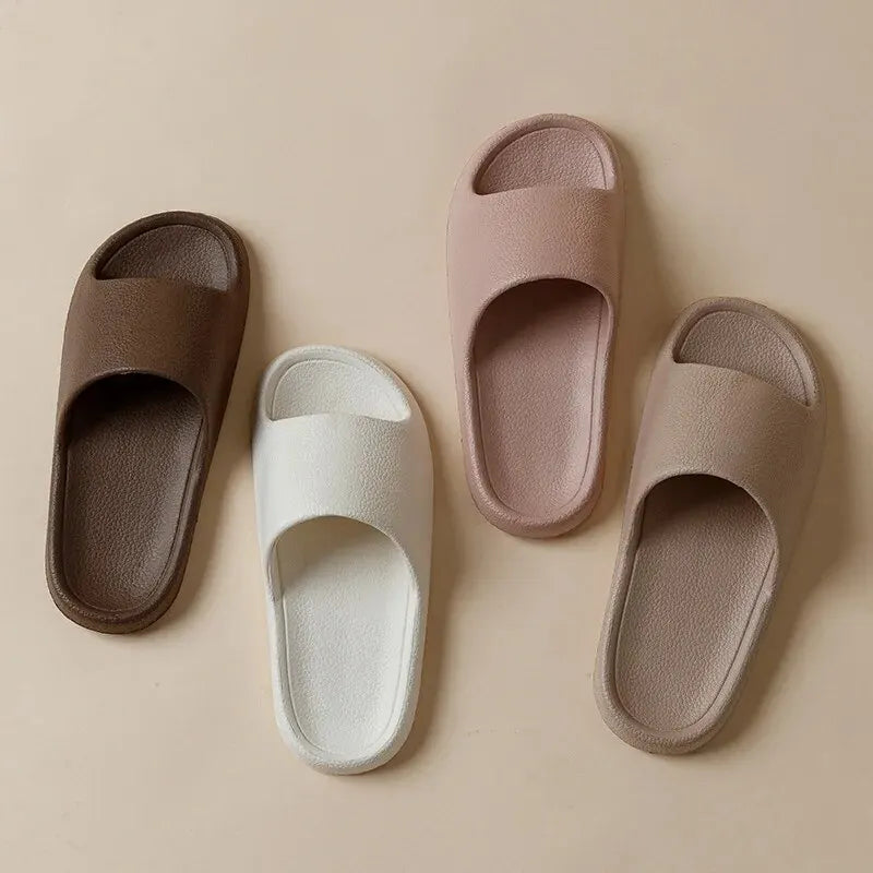 Women’s Lightweight Indoor Slippers – Flat Comfort Slides