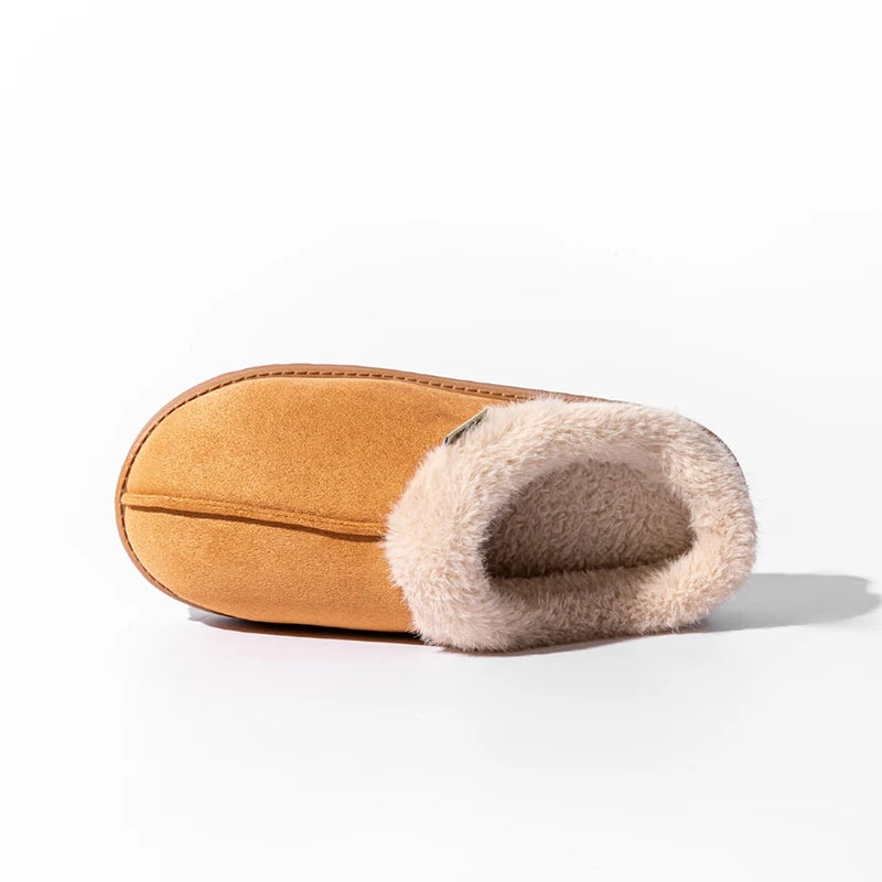 Women’s Fluffy Winter Slippers – Warm & Anti-Slip Indoor Shoes