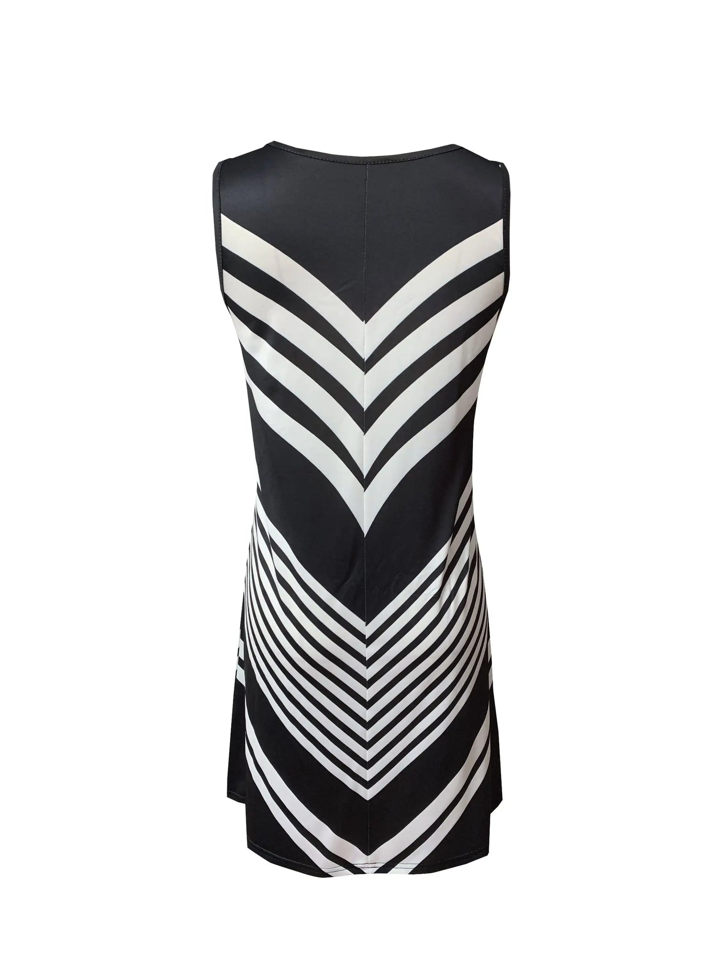 Geometric Print A-Line Summer Dress for Women