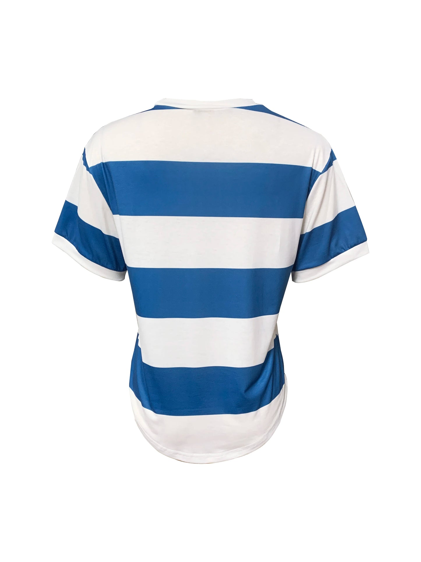 Women’s Striped Round Neck Summer T-Shirt