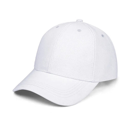 Unisex Casual Plain Baseball Cap – Adjustable Snapback Street Dad Hat