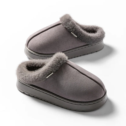 Women’s Fluffy Winter Slippers – Warm & Anti-Slip Indoor Shoes