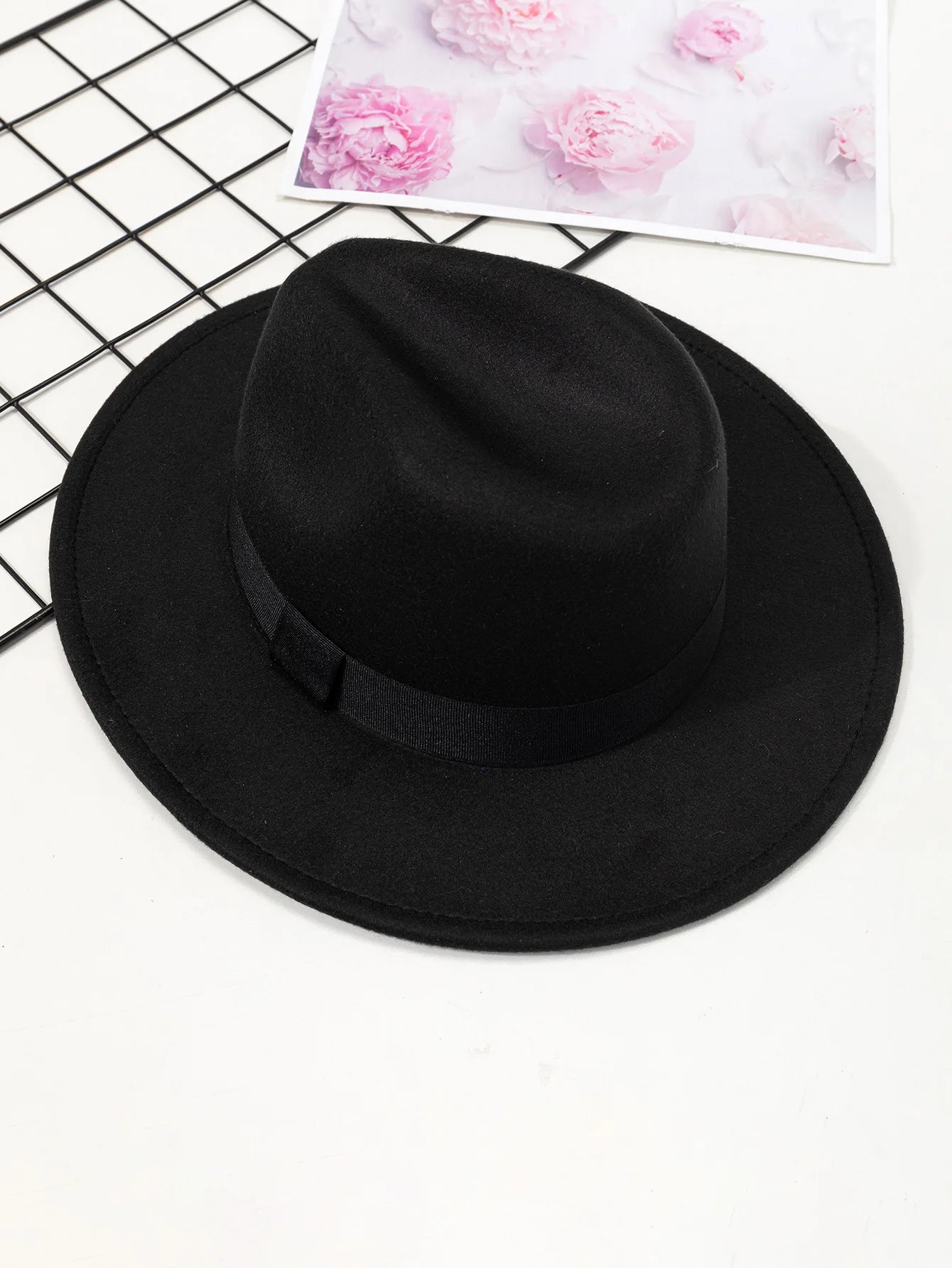 Autumn & Winter Unisex Large Brimmed Hat – Woolen Jazz / English Top Hat