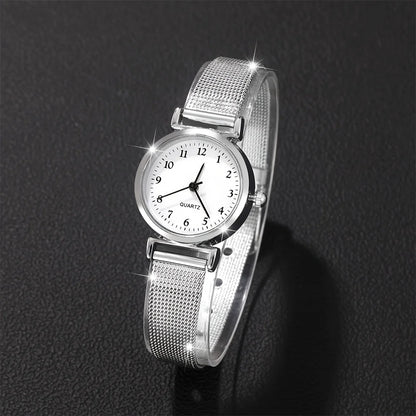 Women’s Fashion Watch & Bracelet Set – Elegant Quartz Wristwatch