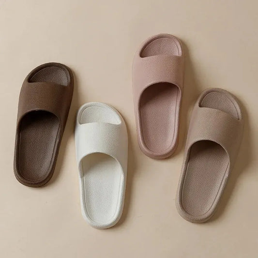 Women’s Lightweight Indoor Slippers – Flat Comfort Slides