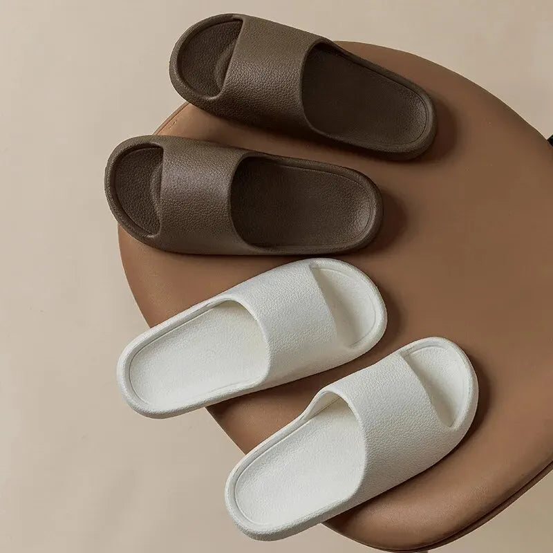 Women’s Lightweight Indoor Slippers – Flat Comfort Slides
