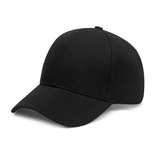 Unisex Casual Plain Baseball Cap – Adjustable Snapback Street Dad Hat