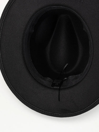 Autumn & Winter Unisex Large Brimmed Hat – Woolen Jazz / English Top Hat